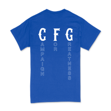 Load image into Gallery viewer, CFG Mission T-Shirt - Royal Blue/White
