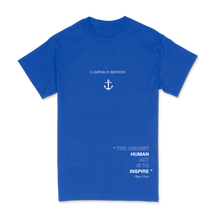 Load image into Gallery viewer, CFG Mission T-Shirt - Royal Blue/White
