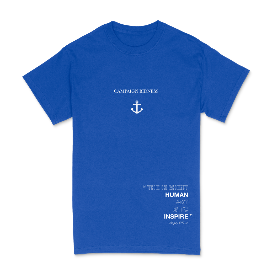 CFG Mission T-Shirt - Royal Blue/White