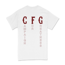 Load image into Gallery viewer, CFG Mission T-Shirt - White/Maroon

